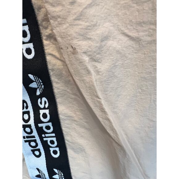 Adidas Nylon Track Pants Rare Color Women's Size Medium Dusty Rose Lined Jogger - Picture 6 of 9